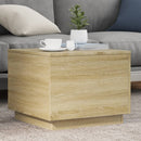 Couchtisch Mit Led-Leuchten 90X50X40 Cm