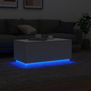 Couchtisch Mit Led-Leuchten 90X50X40 Cm