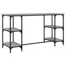 Schreibtisch 140X50X75 Cm Metall Holzwerkstoff