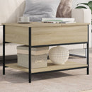 Couchtisch 100X50X50 Cm Holzwerkstoff Und Metall