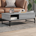 Couchtisch 100X50X35 Cm Holzwerkstoff Und Metall