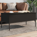 Couchtisch Braun Eichen-Optik 100X50X45 Cm Holzwerkstoff Metall