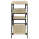 Bäckerregal Sonoma-Eiche 90X40X84 Cm Holzwerkstoff Und Metall