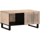 Couchtisch 80X51X40 Cm Raues Massives Mangoholz