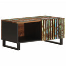 Couchtisch 80X51X40 Cm Raues Massives Mangoholz