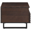 Couchtisch Braun 80X55X40 Cm Massivholz Mango