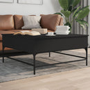 Couchtisch 95X95X45 Cm Holzwerkstoff Und Metall