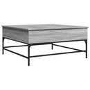 Couchtisch 95X95X45 Cm Holzwerkstoff Und Metall
