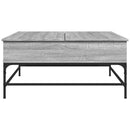 Couchtisch 95X95X45 Cm Holzwerkstoff Und Metall