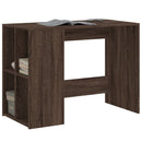Schreibtisch Braun Eichen-Optik 102X50X75 Cm Holzwerkstoff