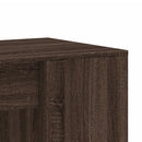 Schreibtisch Braun Eichen-Optik 102X50X75 Cm Holzwerkstoff