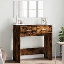 Schminktisch Mit Spiegel Braun Eichen-Optik 80X39X80 Cm