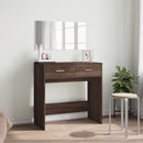 Schminktisch Mit Spiegel Braun Eichen-Optik 80X39X80 Cm