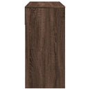 Schminktisch Mit Spiegel Braun Eichen-Optik 80X39X80 Cm
