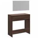 Schminktisch Mit Spiegel Braun Eichen-Optik 80X39X80 Cm