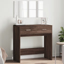 Schminktisch Mit Spiegel Braun Eichen-Optik 80X39X80 Cm