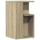 Beistelltisch Braun Eichen-Optik 35X35X60 Cm Holzwerkstoff