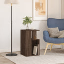 Beistelltisch Braun Eichen-Optik 35X35X60 Cm Holzwerkstoff