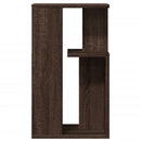 Beistelltisch Braun Eichen-Optik 35X35X60 Cm Holzwerkstoff