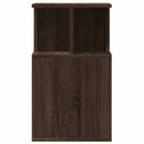 Beistelltisch Braun Eichen-Optik 35X35X60 Cm Holzwerkstoff