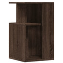 Beistelltisch Braun Eichen-Optik 35X35X60 Cm Holzwerkstoff