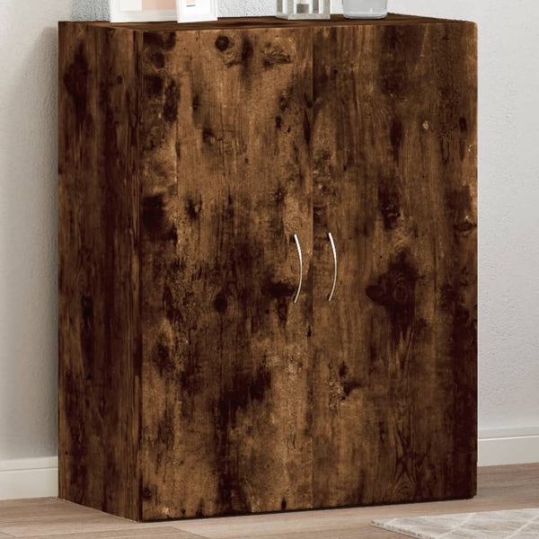 Aktenschrank Räuchereiche 60x32x77,5 cm Holzwerkstoff