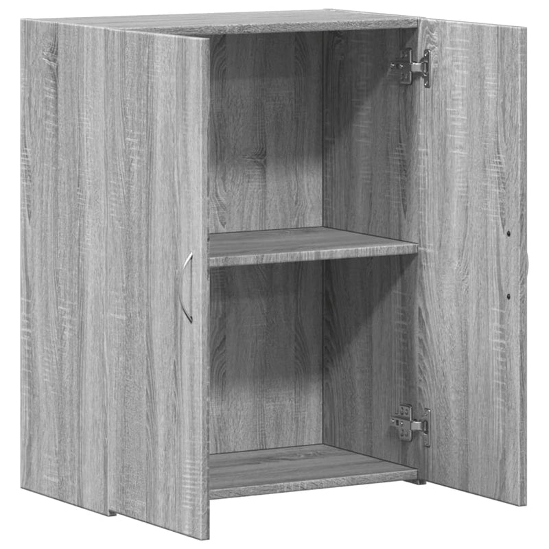 Aktenschrank Grau Sonoma 60x32x77,5 cm Holzwerkstoff