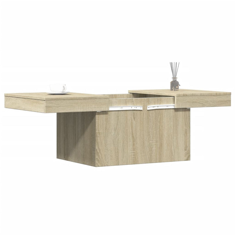 Couchtisch Sonoma-Eiche 80x55x40 cm Holzwerkstoff