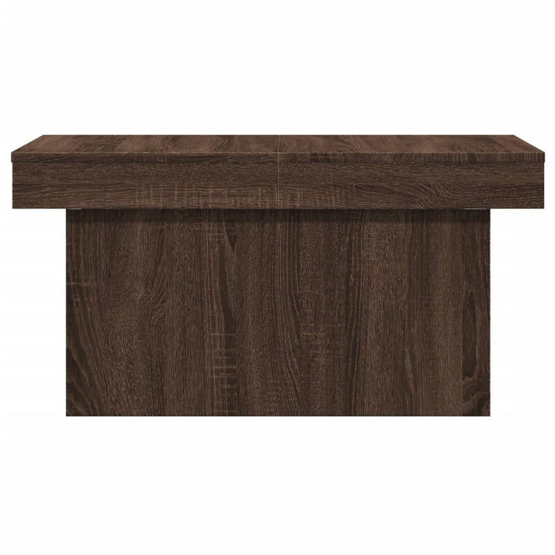 Couchtisch Braun Eichen-Optik 80x55x40 cm Holzwerkstoff