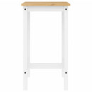 3-Tlg. Bar-Set Massivholz Kiefer Weiß