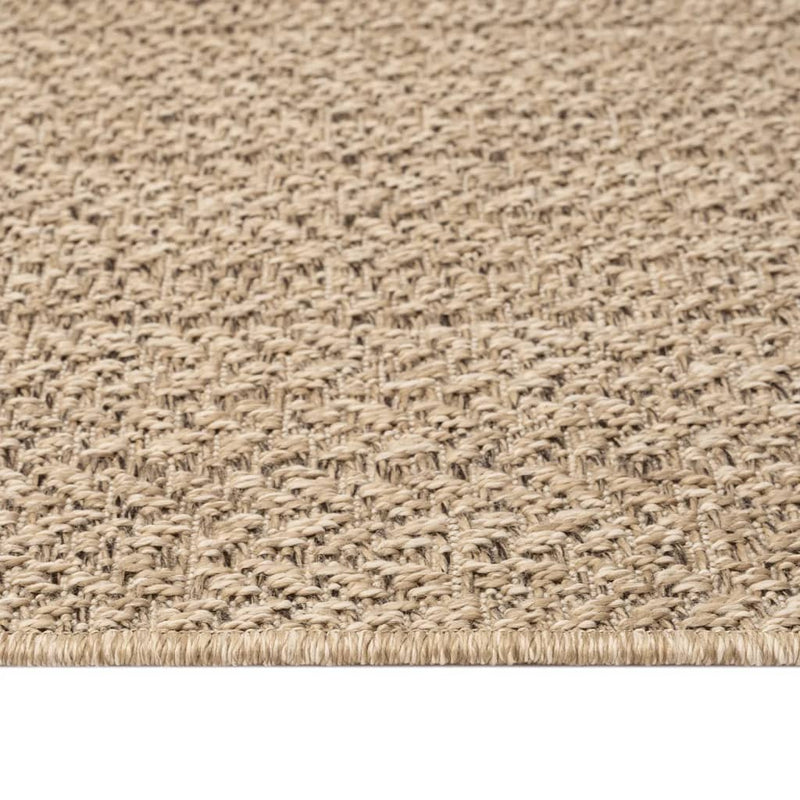 Teppich ZIZUR 80x250 cm Jute-Optik Indoor und Outdoor