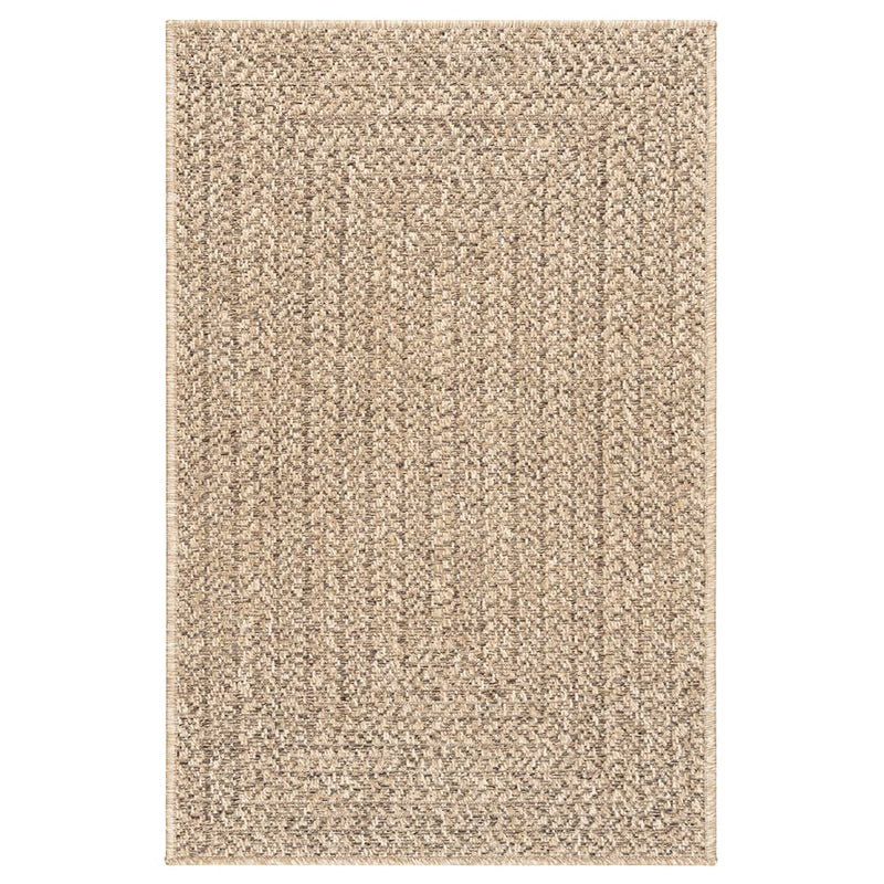 Teppich ZIZUR 240x340 cm Jute-Optik Indoor und Outdoor