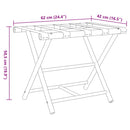 Gepäckablage Klappbar 62X42X50,5 Cm Bambus