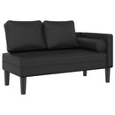 Chaiselongue Mit Kissen Kunstleder