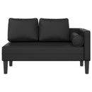 Chaiselongue Mit Kissen Kunstleder