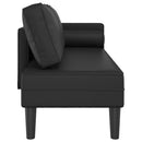 Chaiselongue Mit Kissen Kunstleder