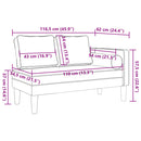 Chaiselongue Mit Kissen Kunstleder