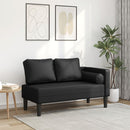Chaiselongue Mit Kissen Kunstleder
