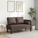 Chaiselongue Mit Kissen Kunstleder
