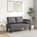 Chaiselongue Mit Kissen Kunstleder