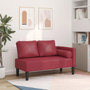 Chaiselongue Mit Kissen Kunstleder