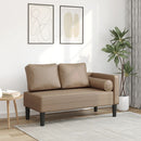 Chaiselongue Mit Kissen Kunstleder
