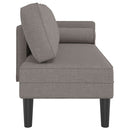 Chaiselongue Mit Kissen Stoff