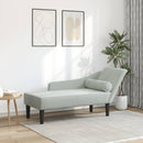 Chaiselongue Mit Kissen Samt