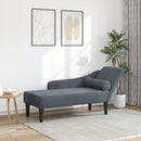 Chaiselongue Mit Kissen Samt
