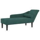 Chaiselongue Mit Kissen Samt