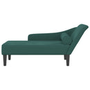 Chaiselongue Mit Kissen Samt
