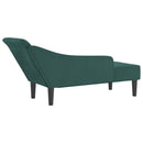 Chaiselongue Mit Kissen Samt