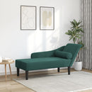 Chaiselongue Mit Kissen Samt