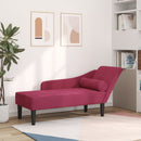 Chaiselongue Mit Kissen Samt